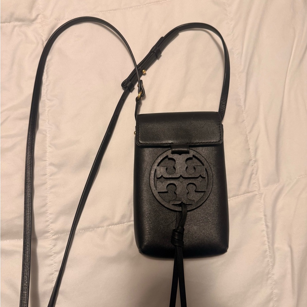 Tory Burch Black Leather Crossbody Bag